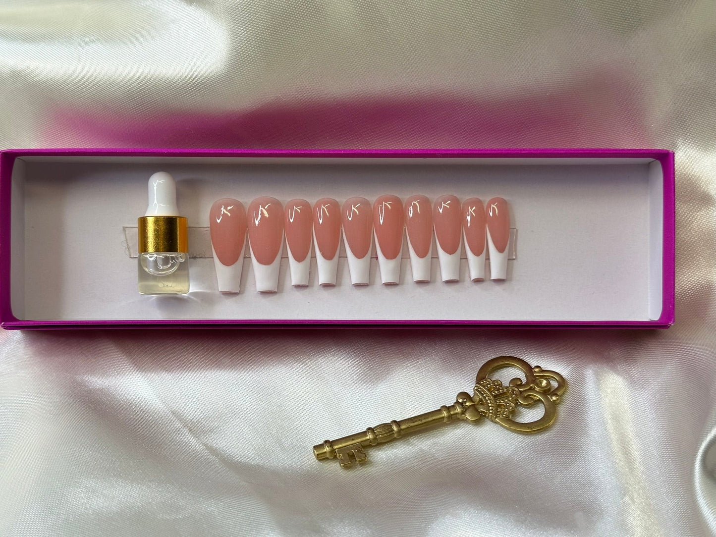 Handmade Acrylic French Tip