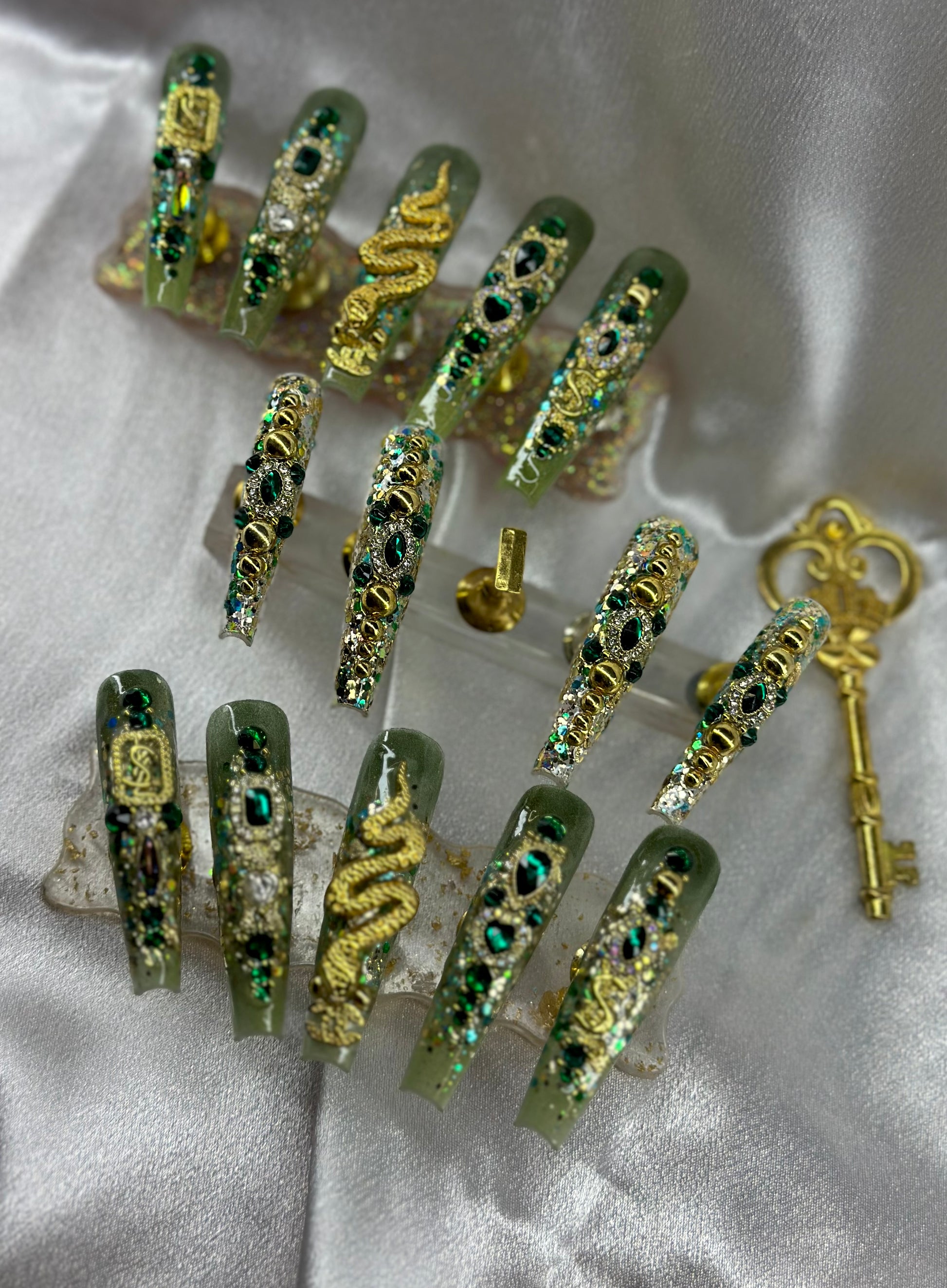 Custom handmade acrylic press on nails
