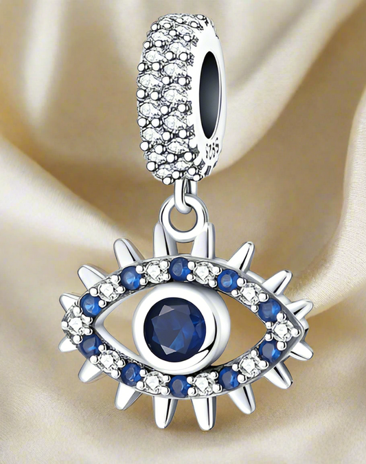 Silver Eye Charm