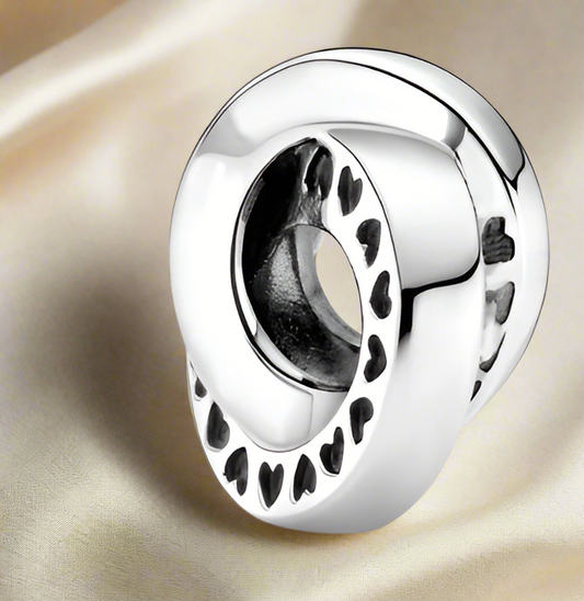Silver Infinity Wrap Charm