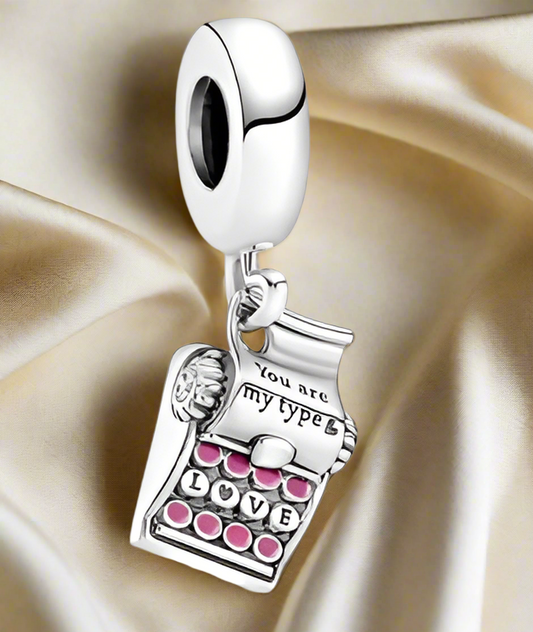 Silver My Type Love Charm