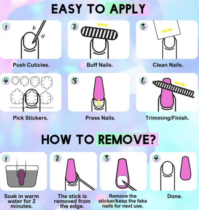 How to apply press on nails 
