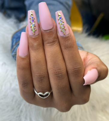Blush Pink with Bling